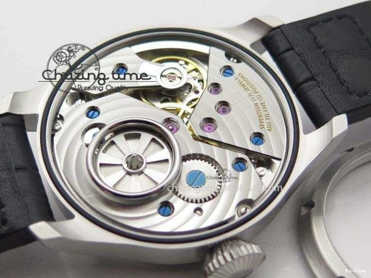 MIROTIME 0511 Big Pilot “Markus Buhler” IW5003 Turbine V6F Best Edition Silver Dial On Leather Strap A Reliable 7315